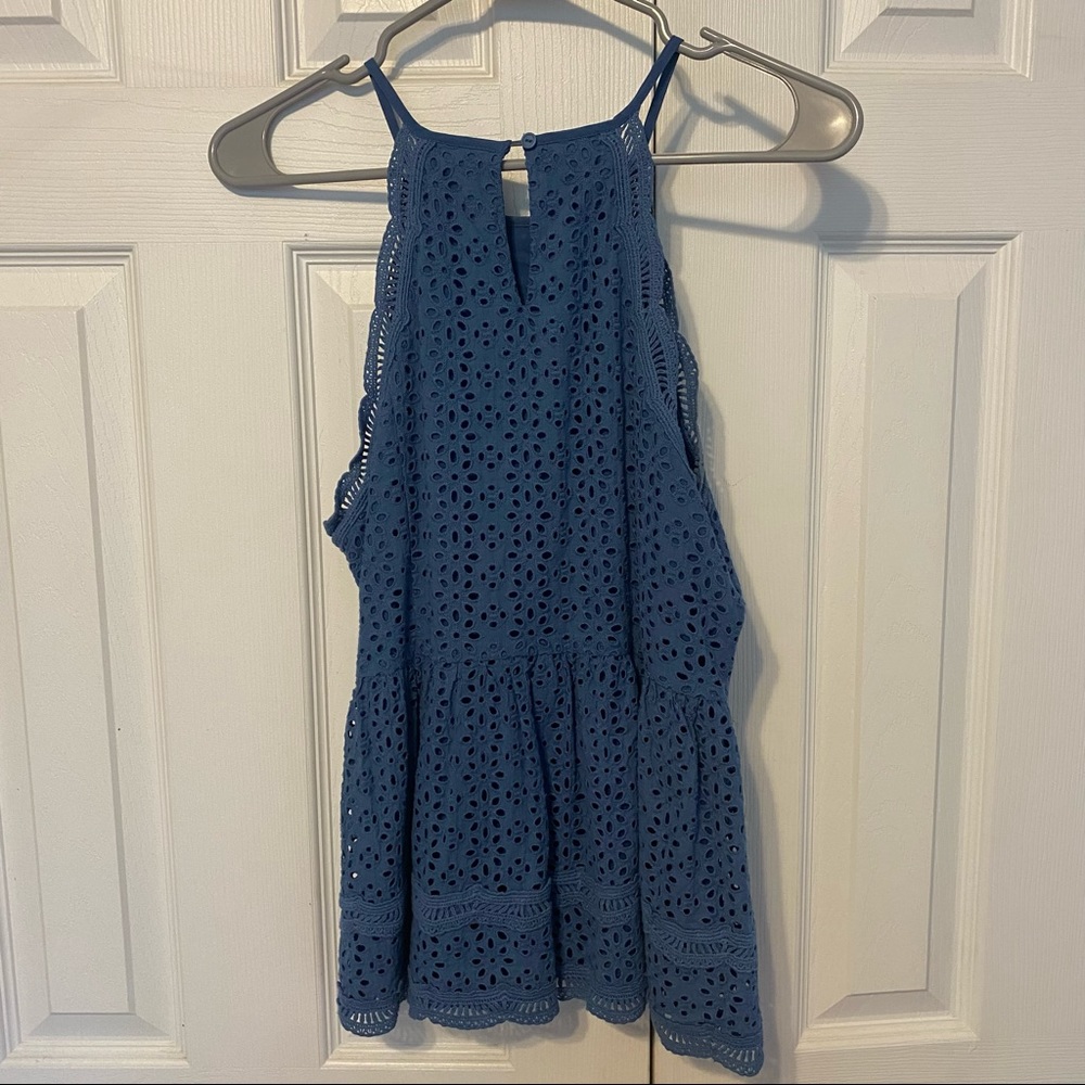 Blue Halter Tanktop - Picture 3 of 3